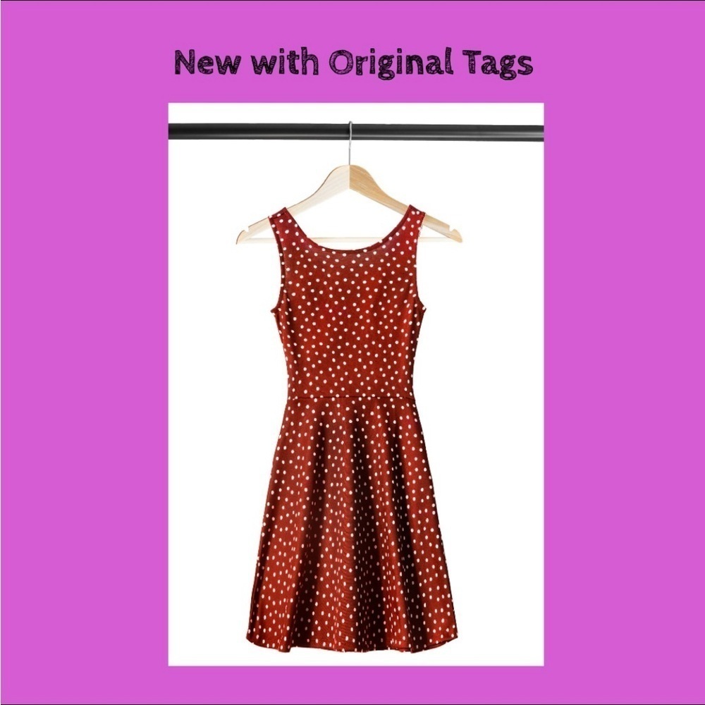 CB Established 1962 Aqua Blue Watercolor Fit And Flare Zip Up Dress Size 8 - Picture 14 of 16